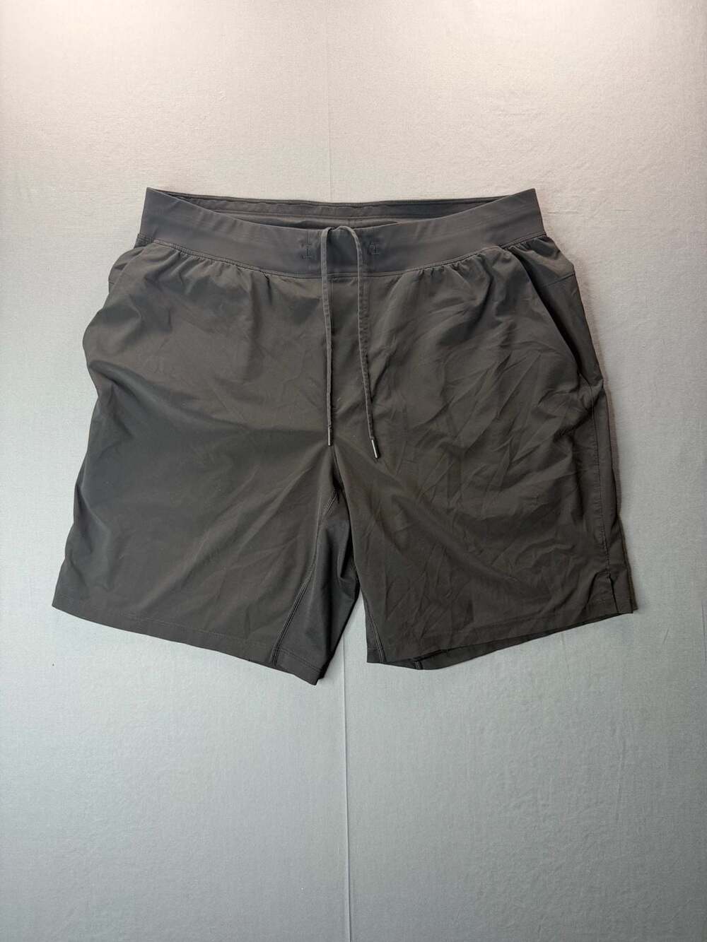 Lululemon Zeroed In Linerless Short Size XXL Black Athletic Running Shorts